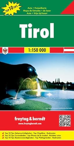 Beispielbild fr Tirol : Auto- + Freizeitkarte ; Top-10-Tips Sehenswrdigkeiten, Top-Cityplne, Radrouten = Tyrol zum Verkauf von Wanda Schwrer