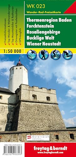 9783707903393: Thermal region Baden (Wander Karte)