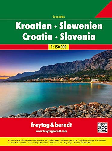 9783707904239: Atlante Croazia-Slovenia 1:150.000: Wegenatlas 1:150 000
