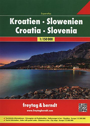 9783707904239: Croatia/Slovenia: Wegenatlas 1:150 000