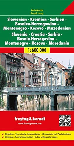 9783707904284: Slovenia/Croatia/Serbia/Bosnia-Herzegovina/Montenegro/Macedonia