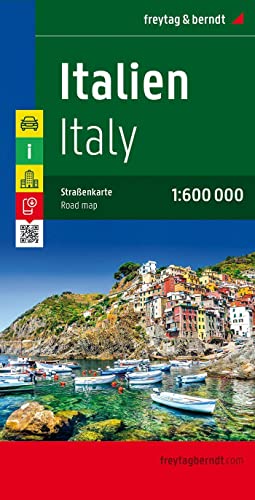 Freytag Berndt Autokarten, Italien - Maßstab 1:600 000: Citypläne, Autofähren, Ortsregister mit Postleitzahlen - Freytag-Berndt und Artaria KG