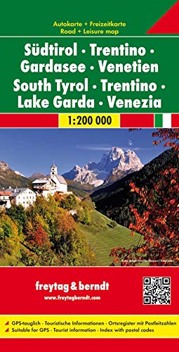 Stock image for Italy: South Tirol - Trentino - Lake Garda - Venice: Toeristische wegenkaart 1:200 000 for sale by WorldofBooks