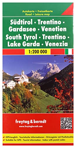 Stock image for Italy: South Tirol - Trentino - Lake Garda - Venice: Toeristische wegenkaart 1:200 000 for sale by WorldofBooks