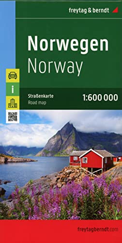 9783707904635: Noruega, mapa de carreteras. 1:600.000. Freytag & Berndt.: Wegenkaart 1:600 000 (Auto karte)