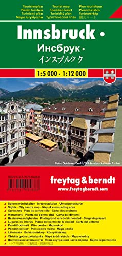 Stock image for F&B Innsbruck: Stadskaart 1:5 000 / 1:12 000 for sale by WorldofBooks