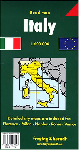 Imagen de archivo de Italy Road Map a la venta por HPB-Emerald