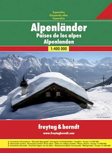 Alpine Countries Superatlas: FBA015 (9783707907469) by Freytag & Berndt