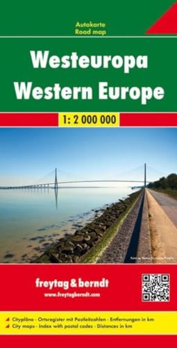 9783707907551: Western Europe f&b (+r): Wegenkaart 1:2 000 000