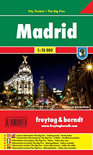 Beispielbild fr Madrid City Pocket + the Big Five Waterproof 1:10 000 zum Verkauf von Blackwell's