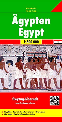 Imagen de archivo de Egypt Road Map 1:800,000: Mit Ortsverzeichnis. Mit Klimatabellen (Country Road & Touring) a la venta por WorldofBooks