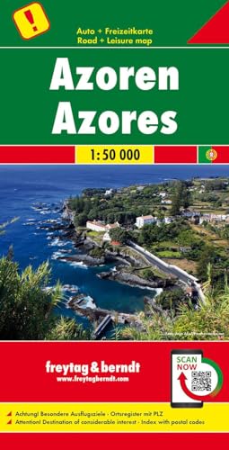 Beispielbild fr Azores f&b r/v (+r): Toeristische wegenkaart 1:50 000 zum Verkauf von WorldofBooks