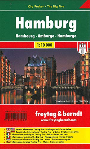 Stock-Bild f�r Hamburg, City Pocket, Stadtplan 1:10.000