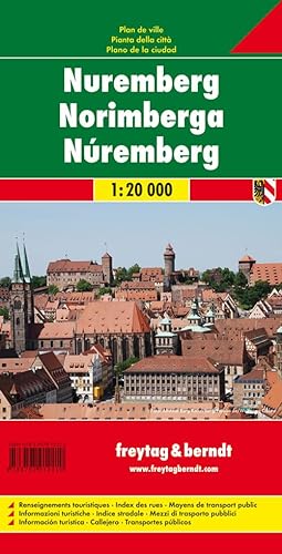 9783707912210: Nuremberg 1:20.000: Stadskaart 1:20 000