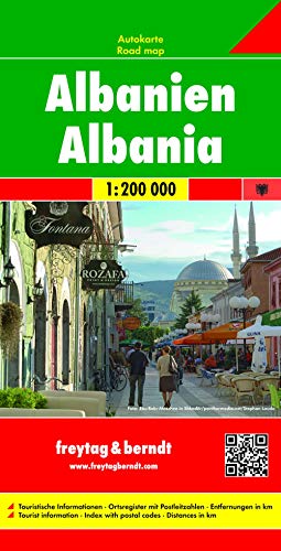 Albania Fb 1:200 000 2012 (English, French and German Edition) (9783707912760) by Freytag Berndt