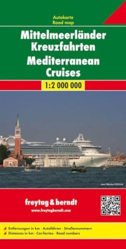 Stock image for Mediterranean Cruises Map for sale by Hawking Books