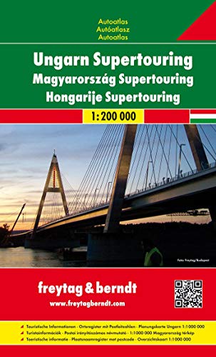 9783707912920: Ungheria supertouring: Wegenatlas 1:200 000