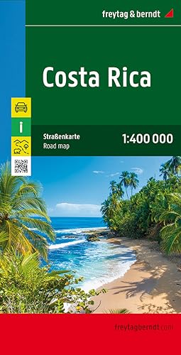 Beispielbild fr Freytag Berndt Autokarten, Costa Rica - Mastab 1:400 000: Touristische Informationen. Entfernungen in km. Nationalparks zum Verkauf von medimops