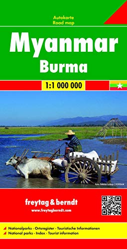 Beispielbild fr Myanmar - Burma f&b (+r) 1/1M: Wegenkaart 1:1 000 000 zum Verkauf von WorldofBooks