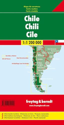 Stock image for Chile : 1:1 200 000 : road map = Chile : 1:1 200 000 : autokarte for sale by Wonder Book