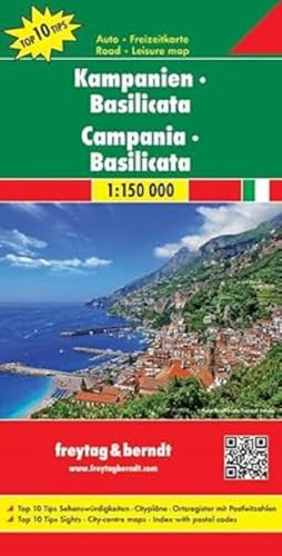 Beispielbild fr Campania - Napels - Amalfitana - Basilicata T10 f&b (+r): Toeristische wegenkaart 1:150 000 zum Verkauf von WeBuyBooks