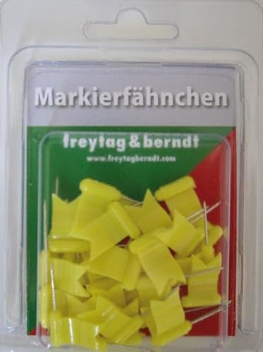 9783707916447: Freytag Berndt Markierpins, wehende Markierfhnchen, gelb - 30 Stck