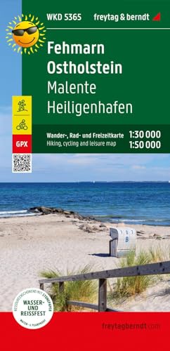 Beispielbild fr Fehmarn - Ostholstein, Walking + Cycling Map 1 zum Verkauf von Blackwell's