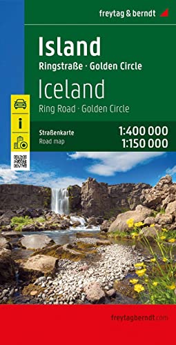 Stock image for F&B Iceland: Ring Road - Golden Circle 1:150.000: Road Map 1:400,000/1:150,000 for sale by Revaluation Books