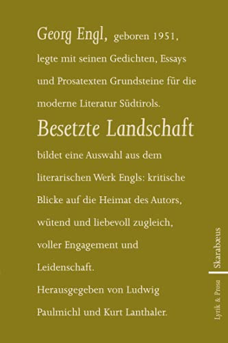 Imagen de archivo de Besetzte Landschaft: Lyrik & Prosa a la venta por Revaluation Books