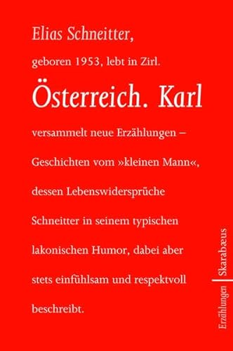 Beispielbild fr sterreich. Karl : Erzhlungen zum Verkauf von Buchpark