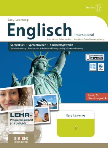 Beispielbild fr Strokes Easy Learning Englisch 1 Version 6.0 zum Verkauf von Buchpark