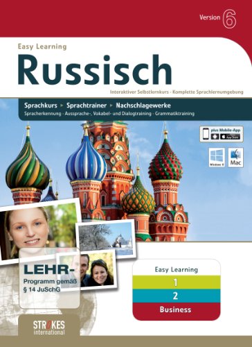 Beispielbild fr Strokes Easy Learning Russisch 1+2+Business Version 6.0 zum Verkauf von online-buch-de