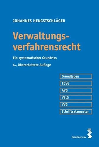 Beispielbild fr Verwaltungsverfahrensrecht. Ein systematischer Grundriss zum Verkauf von medimops