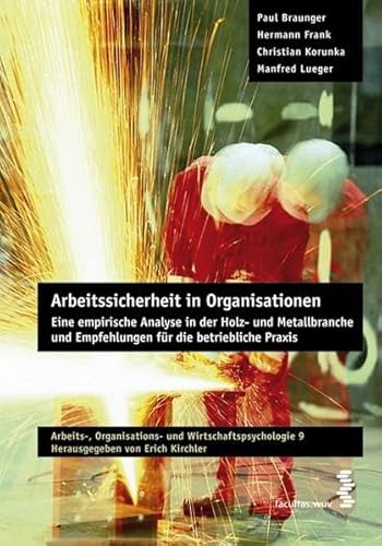 9783708904498: Arbeitssicherheit in Organisationen: Eine empirische Analyse in der Holz- und Metallbranche und Empfehlungen fr die betriebliche Praxis