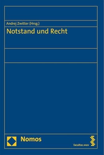 9783708909110: Notstand und Recht