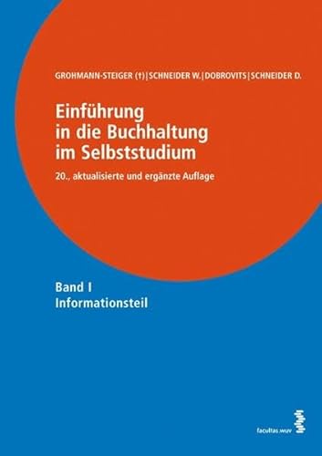 Einführung in die Buchhaltung im Selbststudium: Band I: Informationsteil, Band II: Übungsteil von Wilfried Schneider, Ingrid Dobrovits und Dieter Schneider Es wird eine Einführung in die Buchhaltung und Bilanzierung geboten, die es allen Interessierten ermöglicht, sich diese Problembereiche im Selbststudium zu erarbeiten. Übersichten, Illustrationsbeispiele, Übungsaufgaben und Lösungen sind so angeordnet, dass der eigene Lernfortschritt jederzeit kontrolliert werden kann. Diese Unterlagen sind nicht nur für Studierende, sondern für alle Personen, die an Problemen der Buchhaltung und Bilanzierung interessiert sind, geeignet. Einführung in die Buchhaltung im Selbststudium Band 1 Informationsteil Band 2 Übungsteil Facultas - Wilfried Schneider, Ingrid Dobrovits und Dieter Schneider