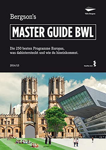Beispielbild fr Bergson's Master Guide BWL - 2014/15 zum Verkauf von medimops
