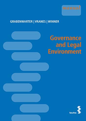 Stock image for Governance and Legal Environment for sale by Buchpark
