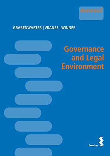 9783708918372: Governance and Legal Environment