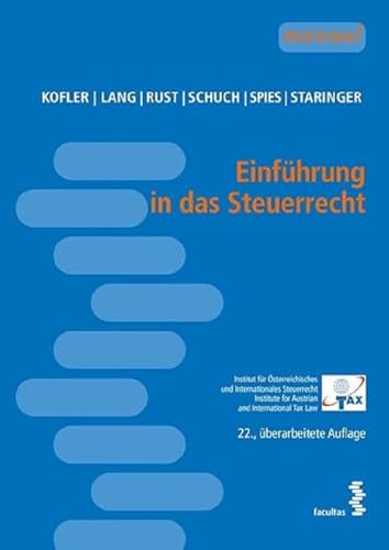 Beispielbild fr Einfhrung in das Steuerrecht zum Verkauf von GreatBookPrices