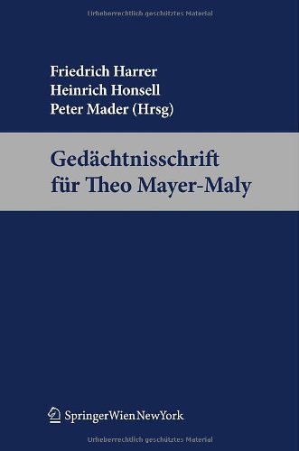 Beispielbild fr Gedchtnisschrift fr Theo Mayer-Maly zum Verkauf von Norbert Kretschmann