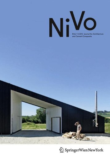 Stock image for NiVo: Journal for Architecture and Cement Composite, No. 1 (2012) for sale by Thomas Emig