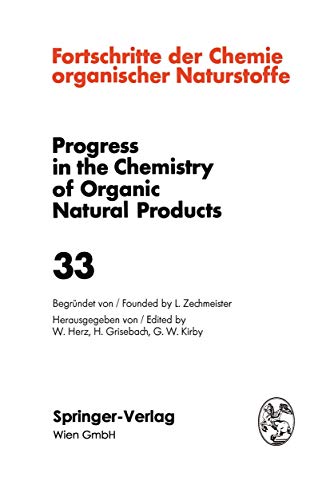 Stock image for Fortschritte der Chemie Organischer Naturstoffe / Progress in the Chemistry of Organic Natural Products (Fortschritte der Chemie organischer Naturstoffe Progress in the Chemistry of Organic Natural Products (closed)) for sale by Revaluation Books