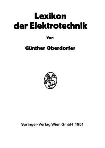 Imagen de archivo de Lexikon der Elektrotechnik (German Edition) a la venta por My Dead Aunt's Books