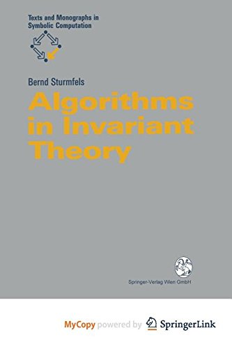 9783709143698: Algorithms in Invariant Theory