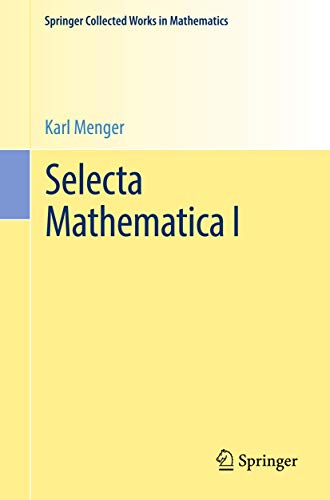 9783709148624: Selecta Mathematica I