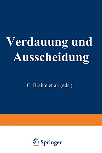 Imagen de archivo de Verdauung und Ausscheidung (German Edition) a la venta por Lucky's Textbooks