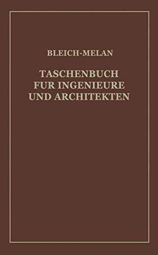 9783709152720: Taschenbuch fr Ingenieure und Architekten