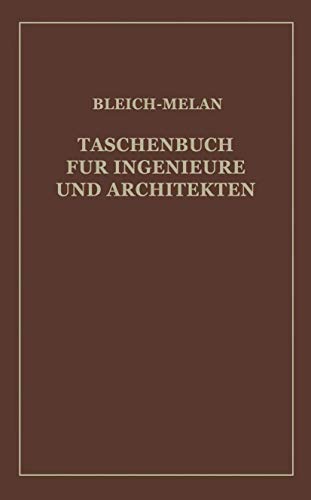 9783709152720: Taschenbuch fr Ingenieure und Architekten (German Edition)