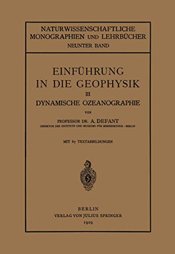 Stock image for Einfuhrung in Die Geophysik for sale by Kennys Bookshop and Art Galleries Ltd.
